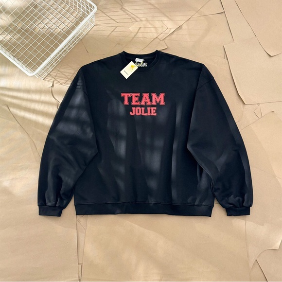 Vetements Monogrammed Black Sweatshirt